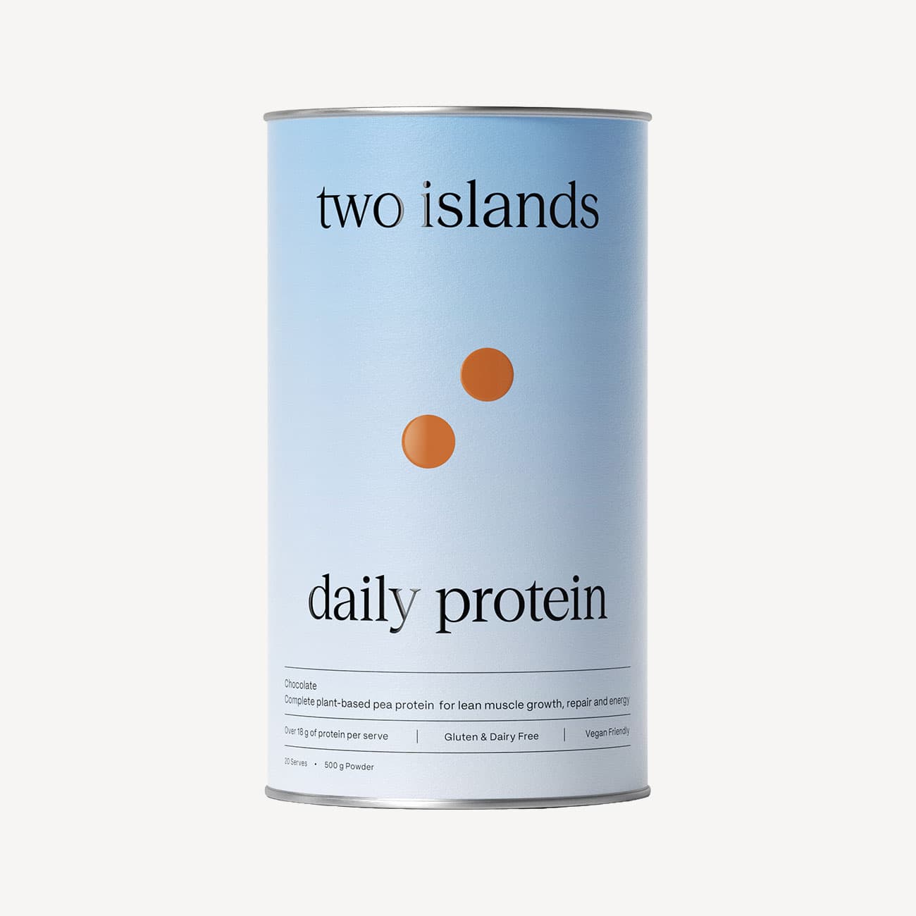 Two Islands Pea Protein Powder Chocolate 500g