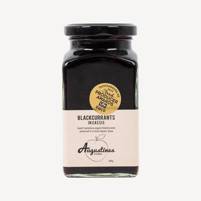 Augustines Blackcurrants In Cassis 340g