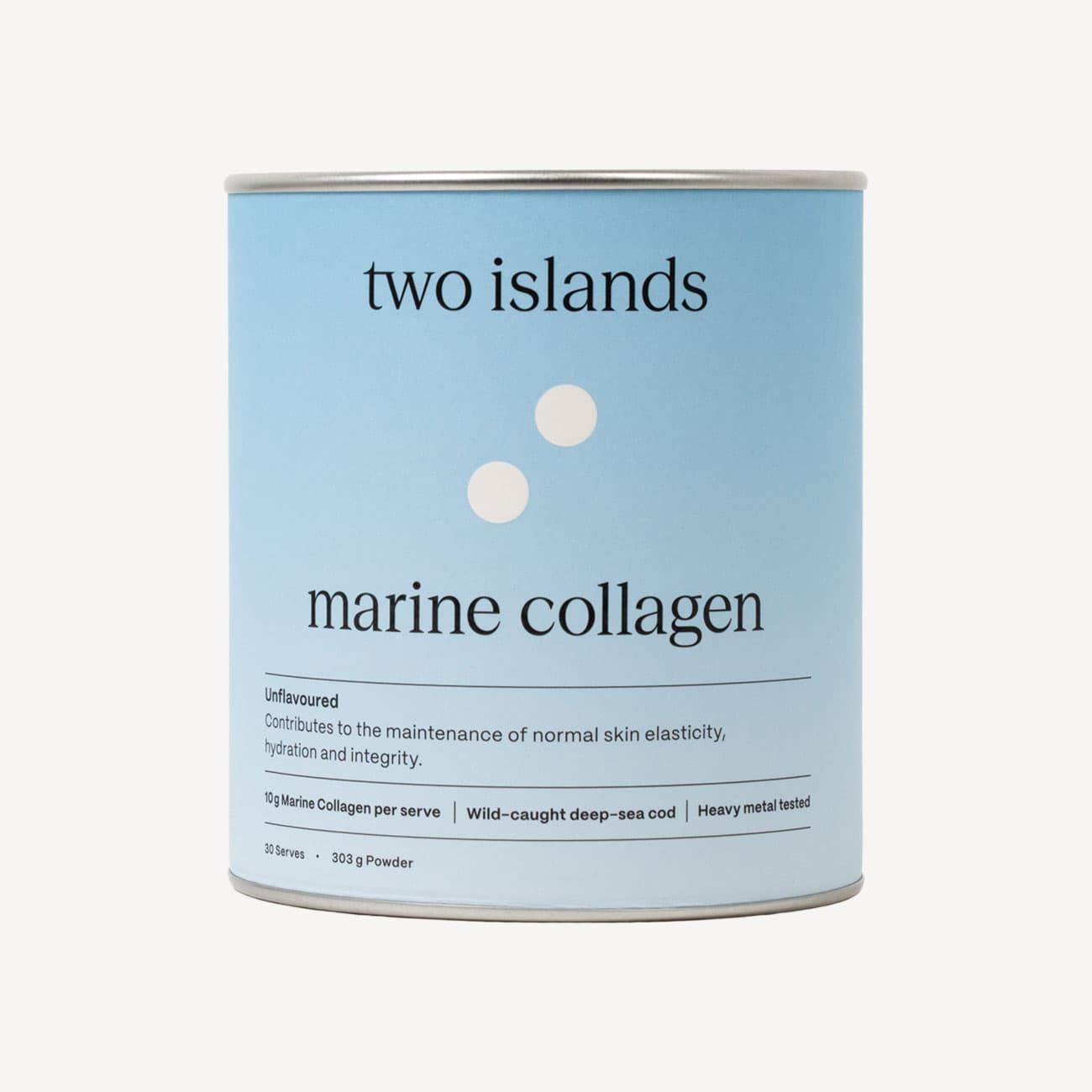 Two Islands Collagen Beauty Powder Unflavoured 305g