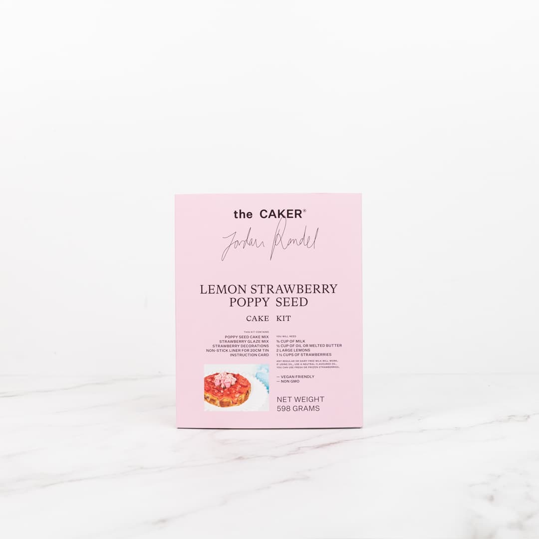The Caker Lemon Strawberry Cake Kit