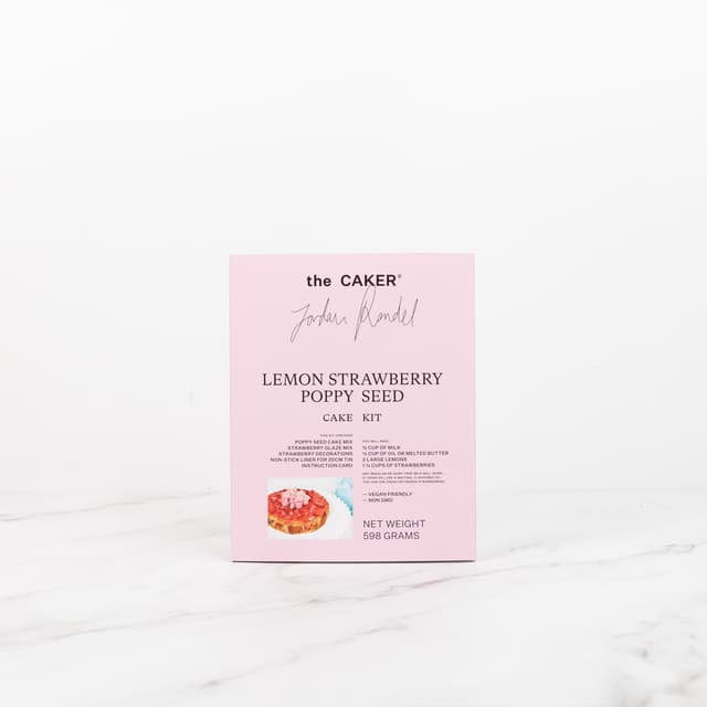 The Caker Lemon Strawberry Cake Kit