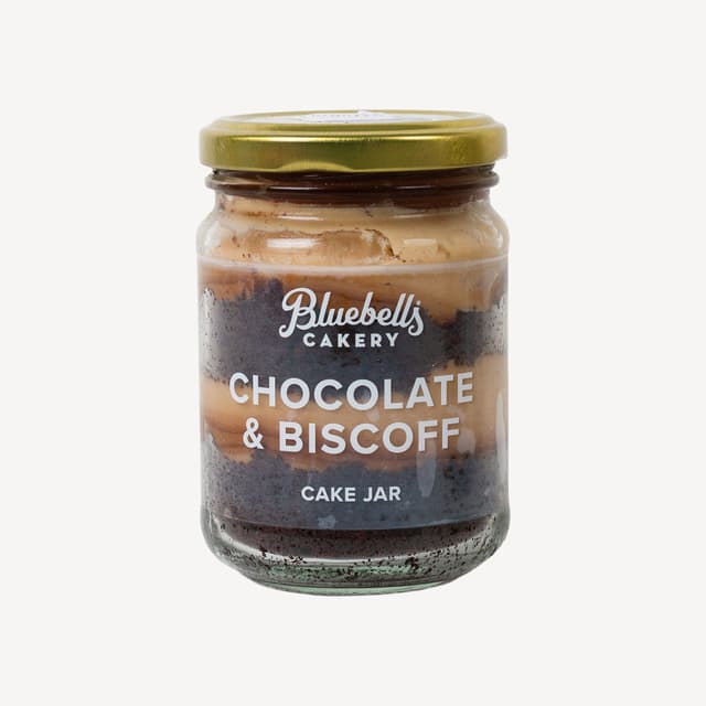 Bluebells ChocBiscoff Cake Jar