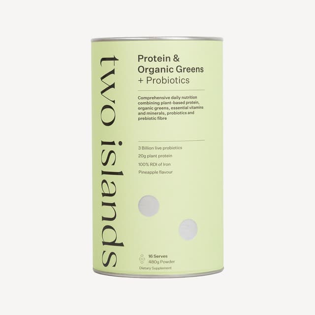Two Islands Protein & Organic Greens 480g
