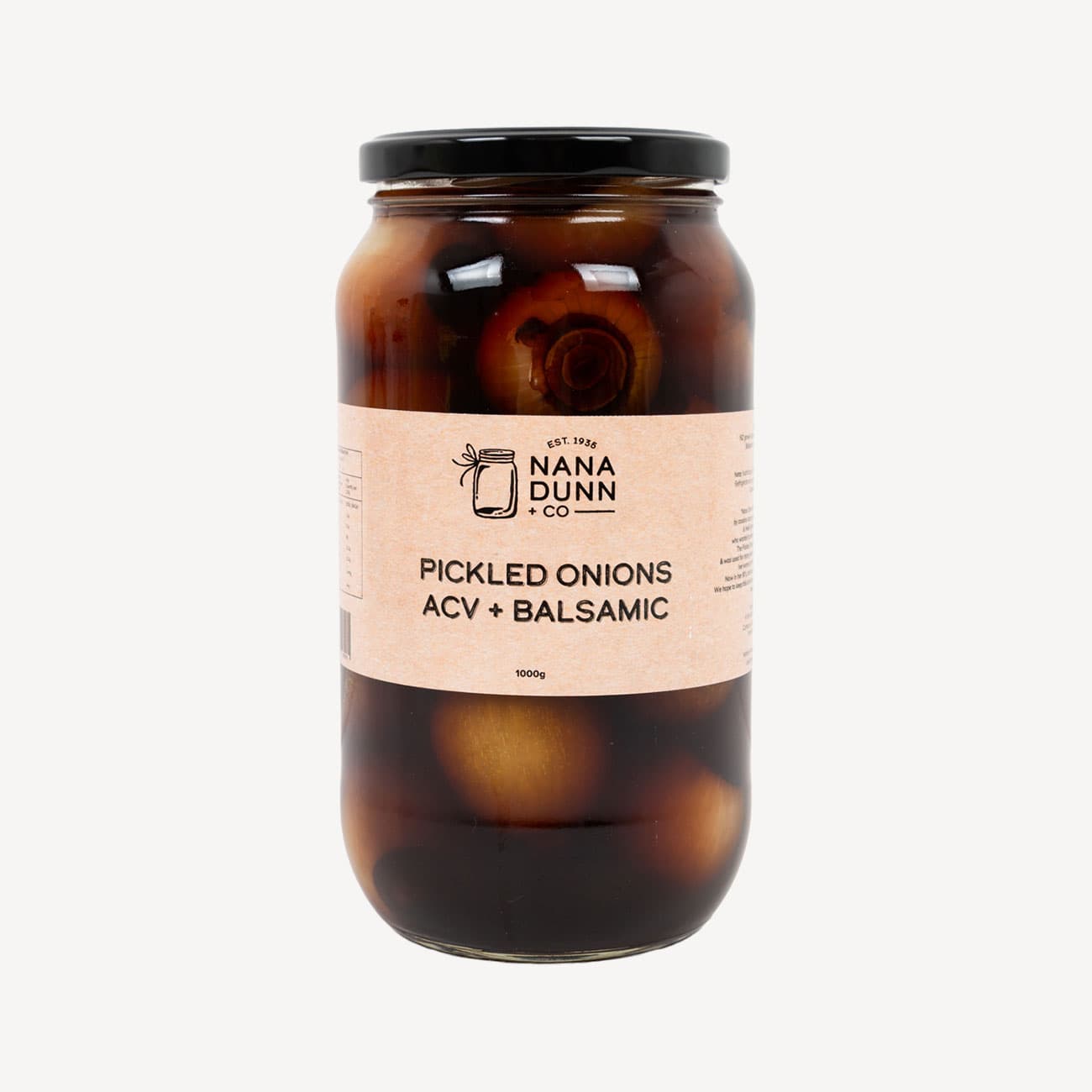 Nana Dunn Apple Cider Vinegar And Balsamic Pickled Onions 1kg