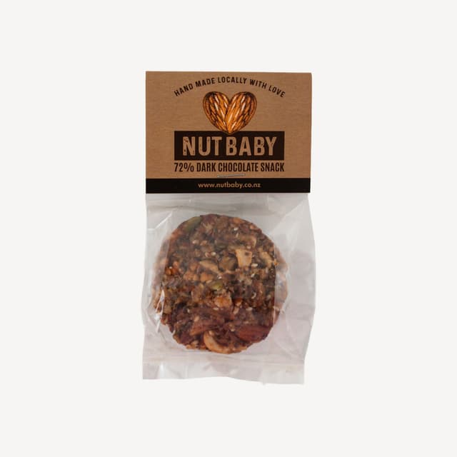 Nut Baby 72 Dark Chocolate Snack 65g