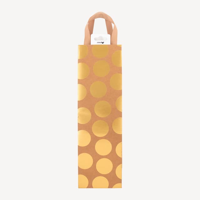 Stewo Yoko Gold Wine Gift Bag