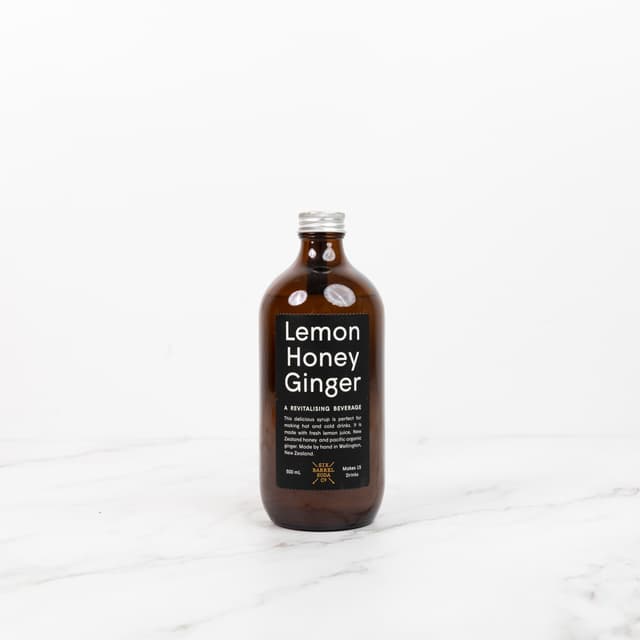 Six Barrel Syrup Lemon Honey Ginger 500ml