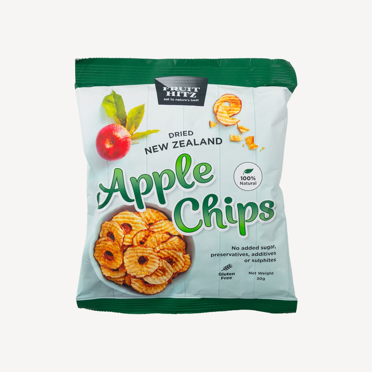 New Zealand Dried Apple Chips 30g