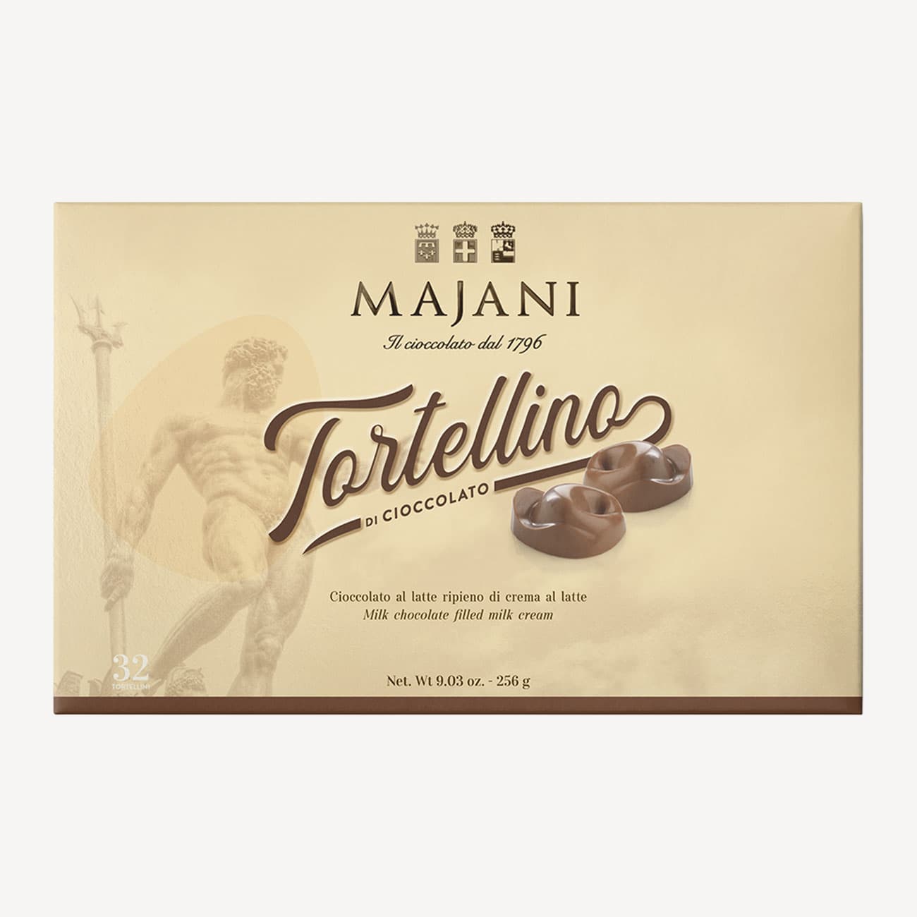 Majani Tortellino Milk Chocolate 32 Pack