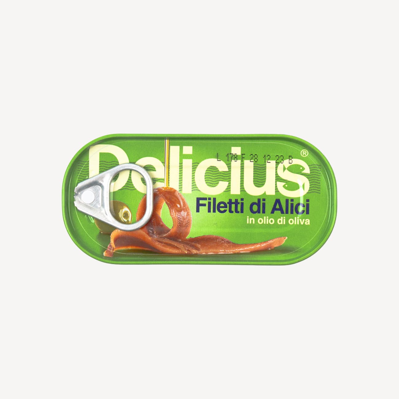 Delicius Anchovy Fillets In Olive Oil 46g