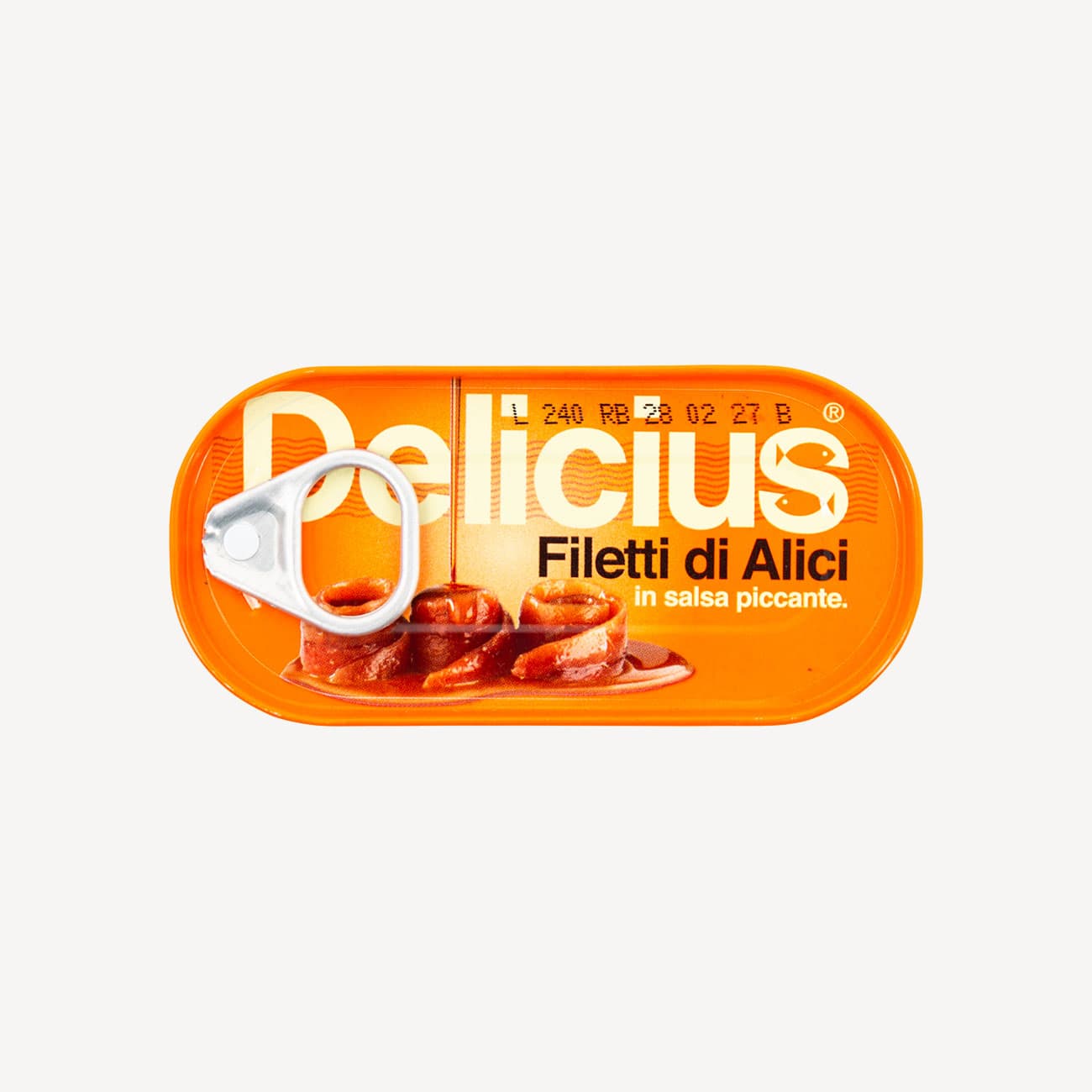 Delicious Anchovy Fillets In Spicy Sauce 50g