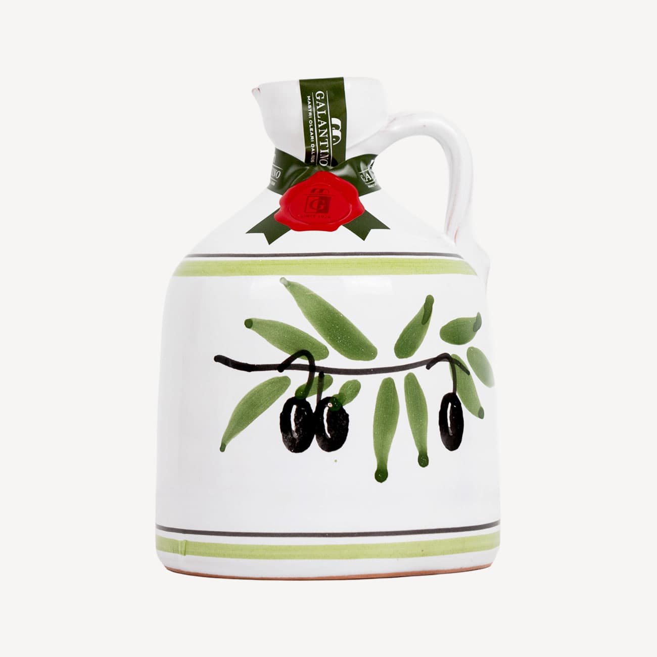 Galantino Black Olives Ceramic Bottle Evo Olive Oil 500ml