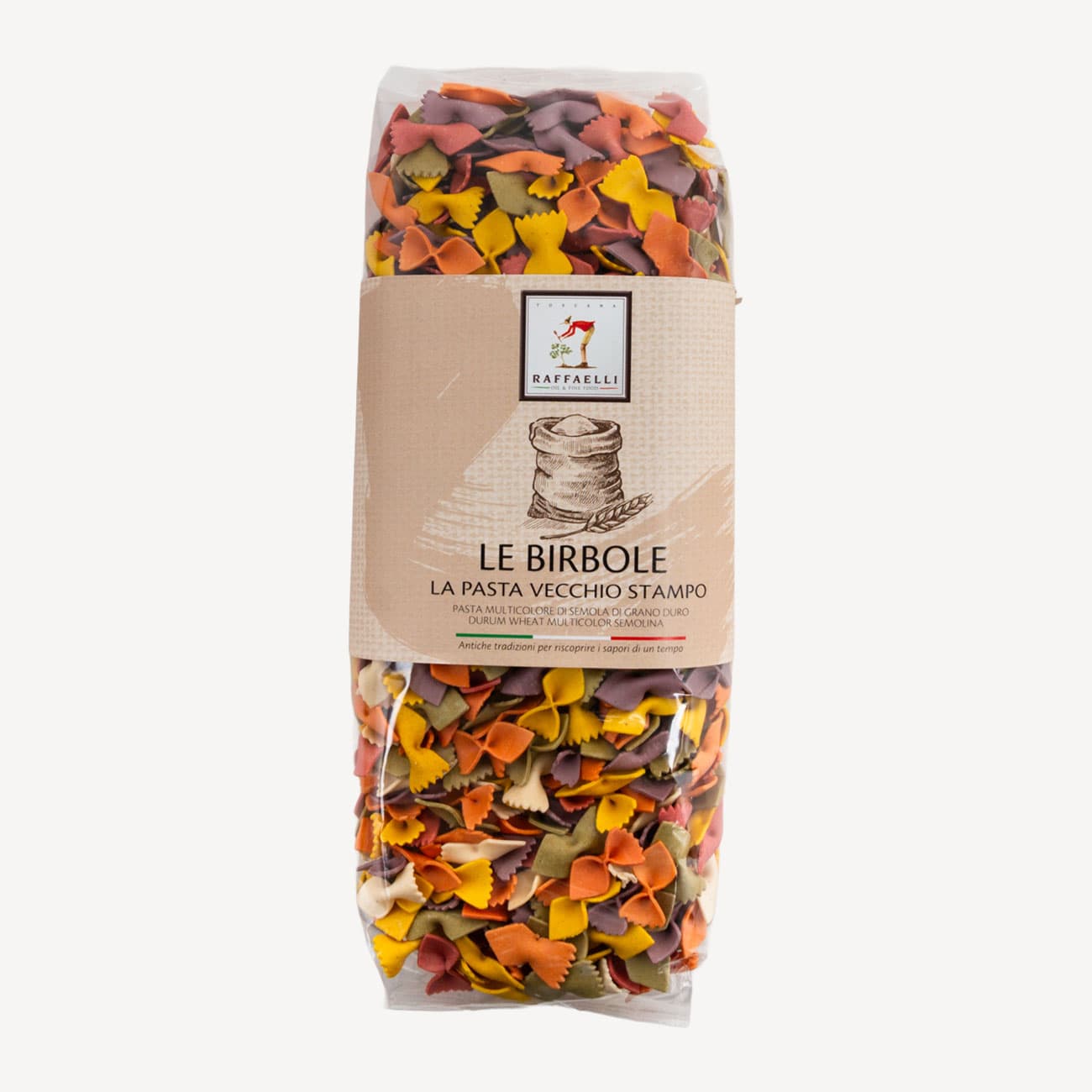 Raffaelli Le Birbole Coloured Pasta 500g