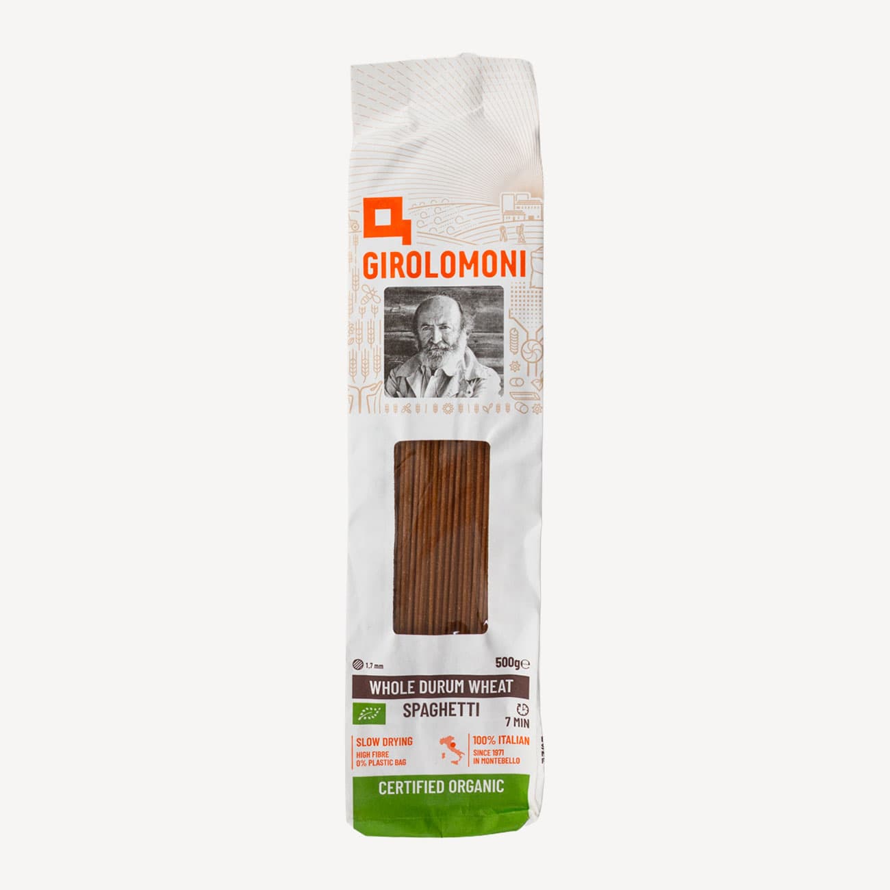 Girolomoni Grano Wholemeal Spaghetti Pasta 500g