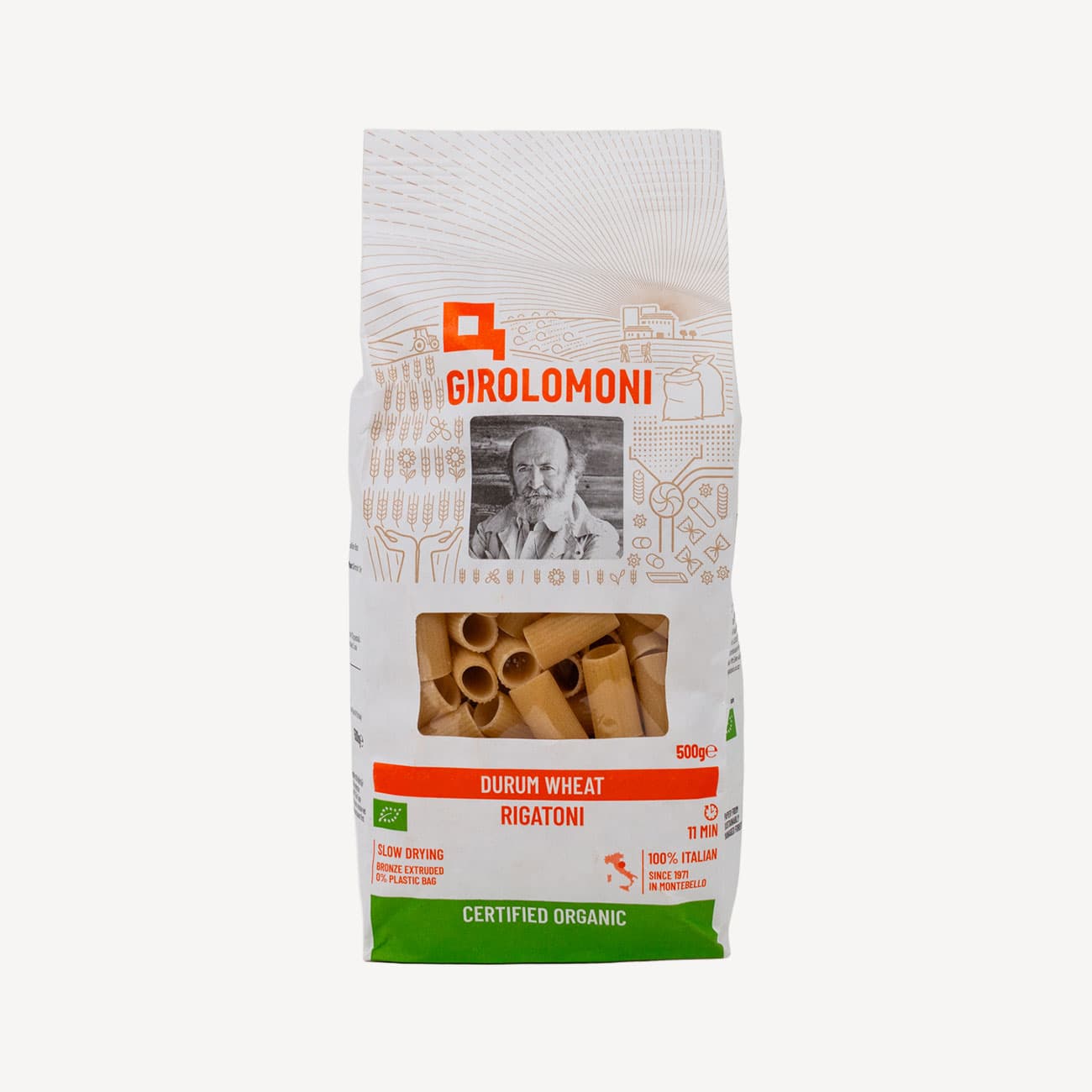 Girolomoni Grand Duro Rigatoni Bronze Pasta 500g
