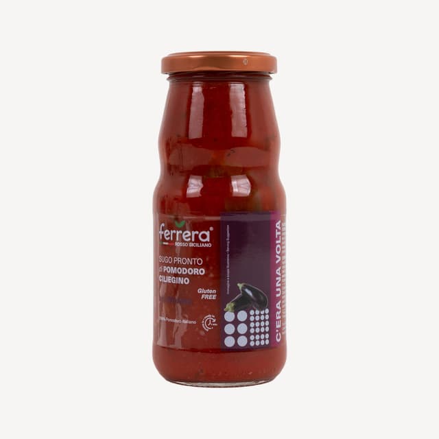 Ferrera Cherry Tomato Sauce With Eggplant 350g