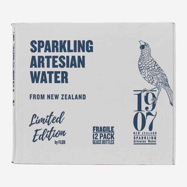 1907 x Flox Sparkling Water 12* 750ml