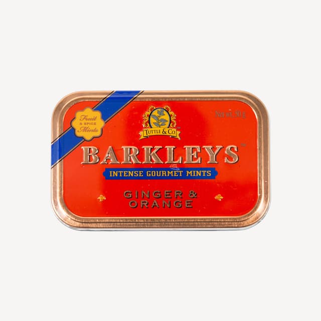 Barkleys Gourmet Mints Ginger & Orange 50g