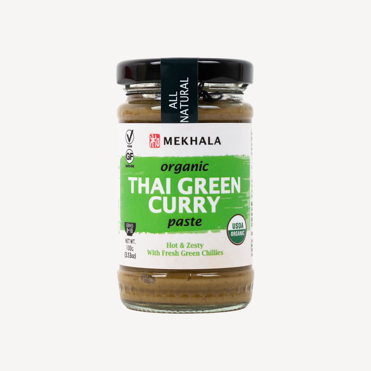 Mekhala Organic Thai Green Curry Paste 100g