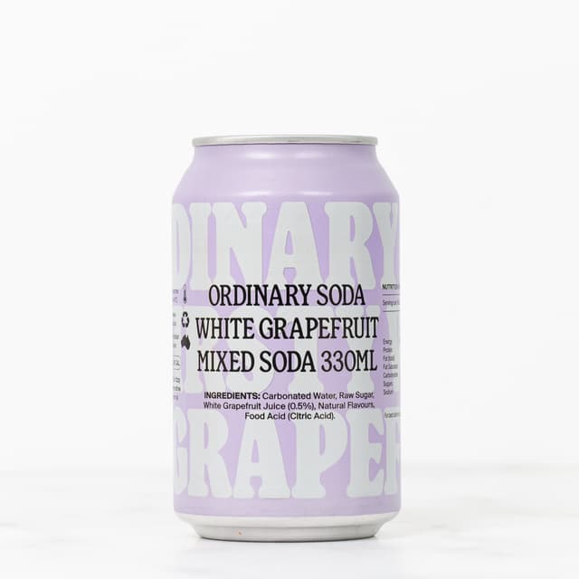 Ordinary Soda White Grapefruit 330ml