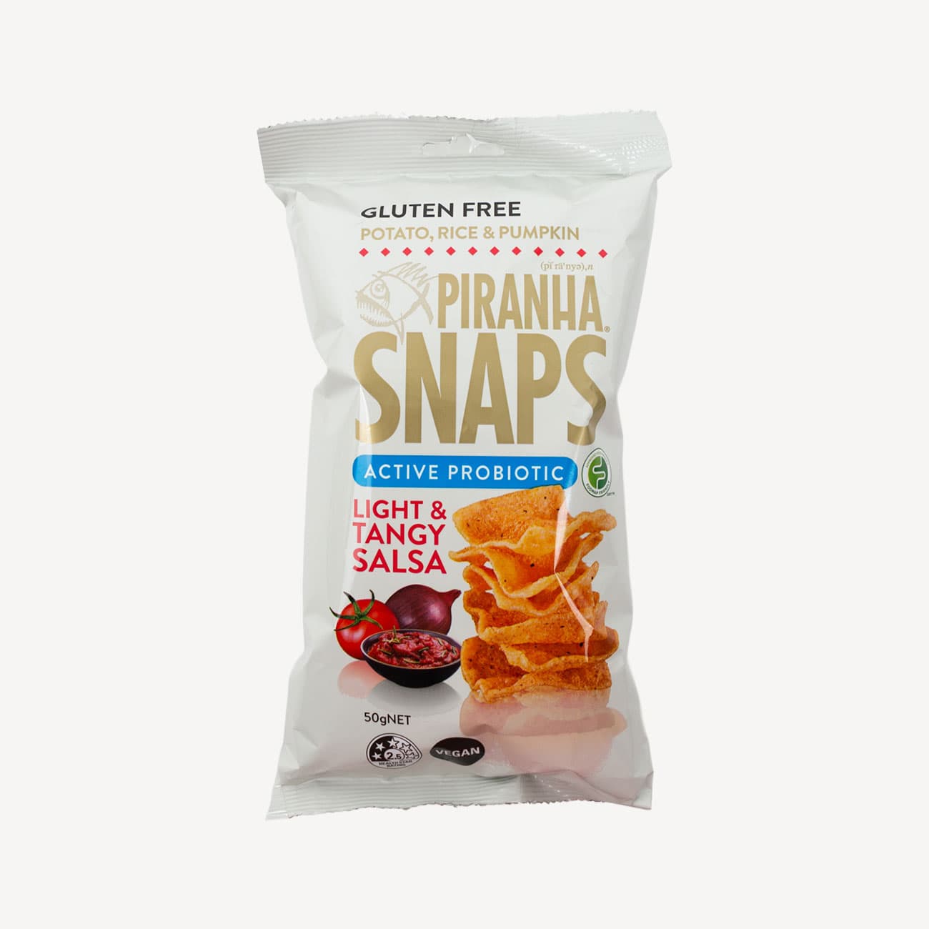 Piranha Snap Probiotic Light And Tangy 50g