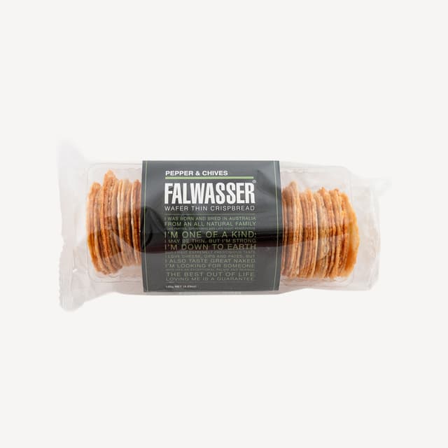 Falwasser Pepper Chive Crispbread 120g