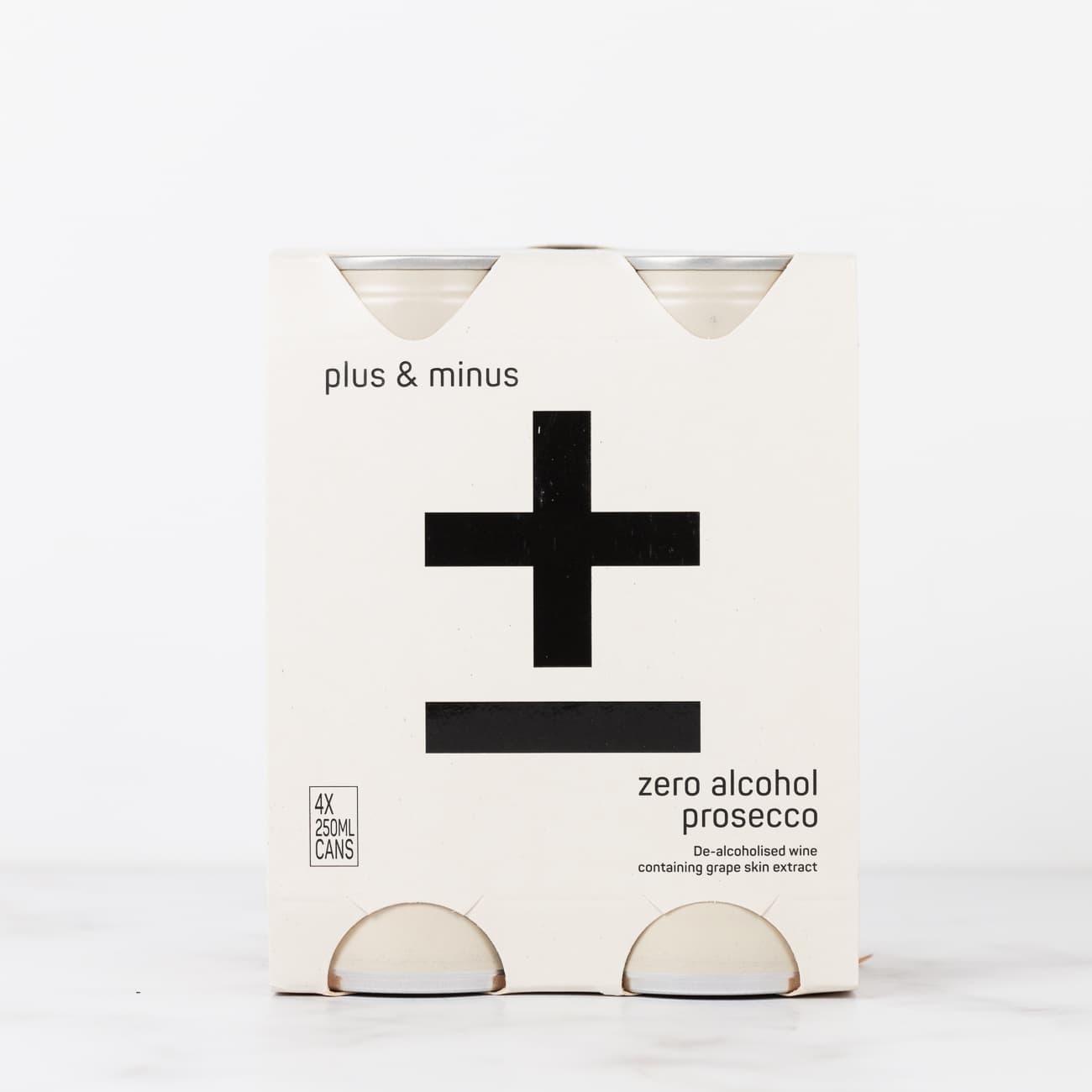 Plus Minus Prosecco 0% Cans 4 Pack