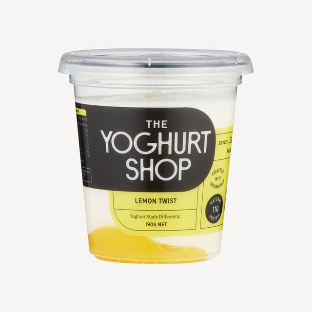 The Yoghurt Shop Lemon Twist Yoghurt 190g