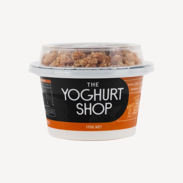 The Yoghurt Shop Caramel Crumble Yoghurt 170g