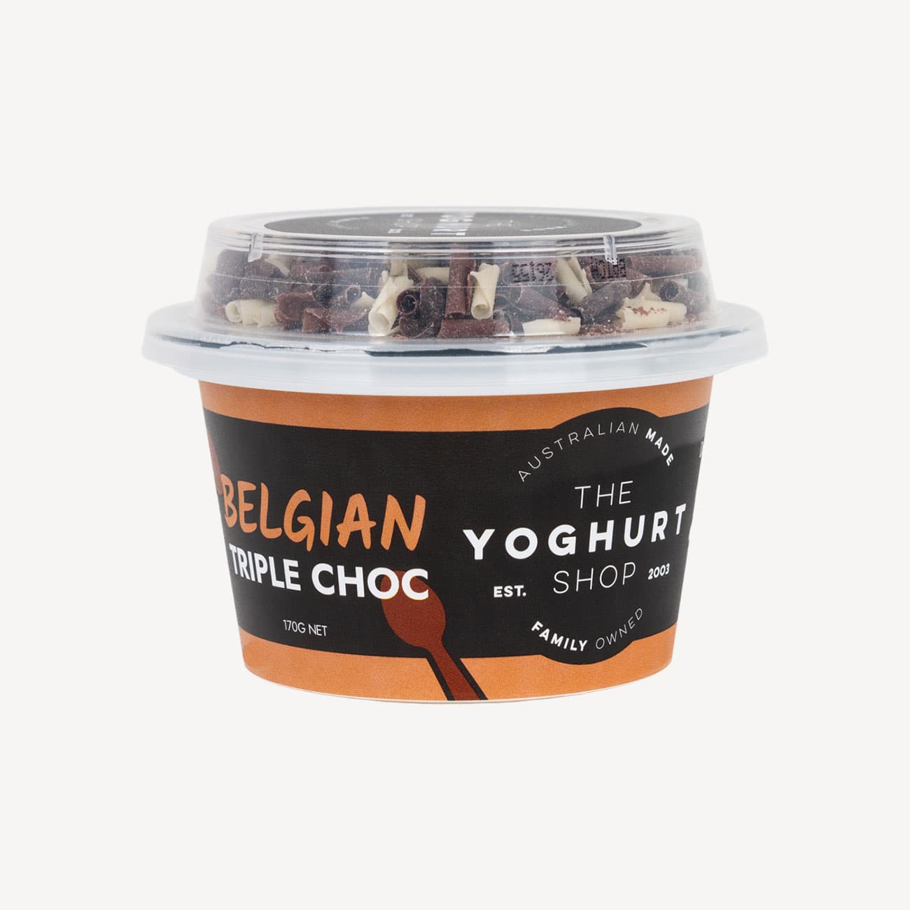 The Yoghurt Shop Belgian Triple Choc Yoghurt 170g