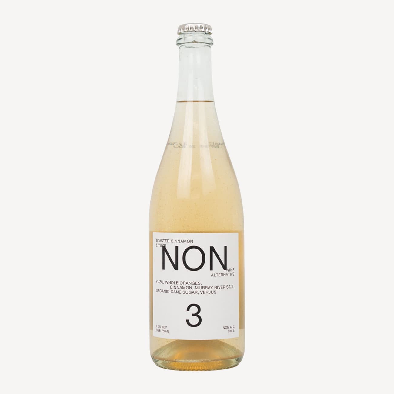 Non 3 Toasted Cinnamon & Yuzu 0% 750ml
