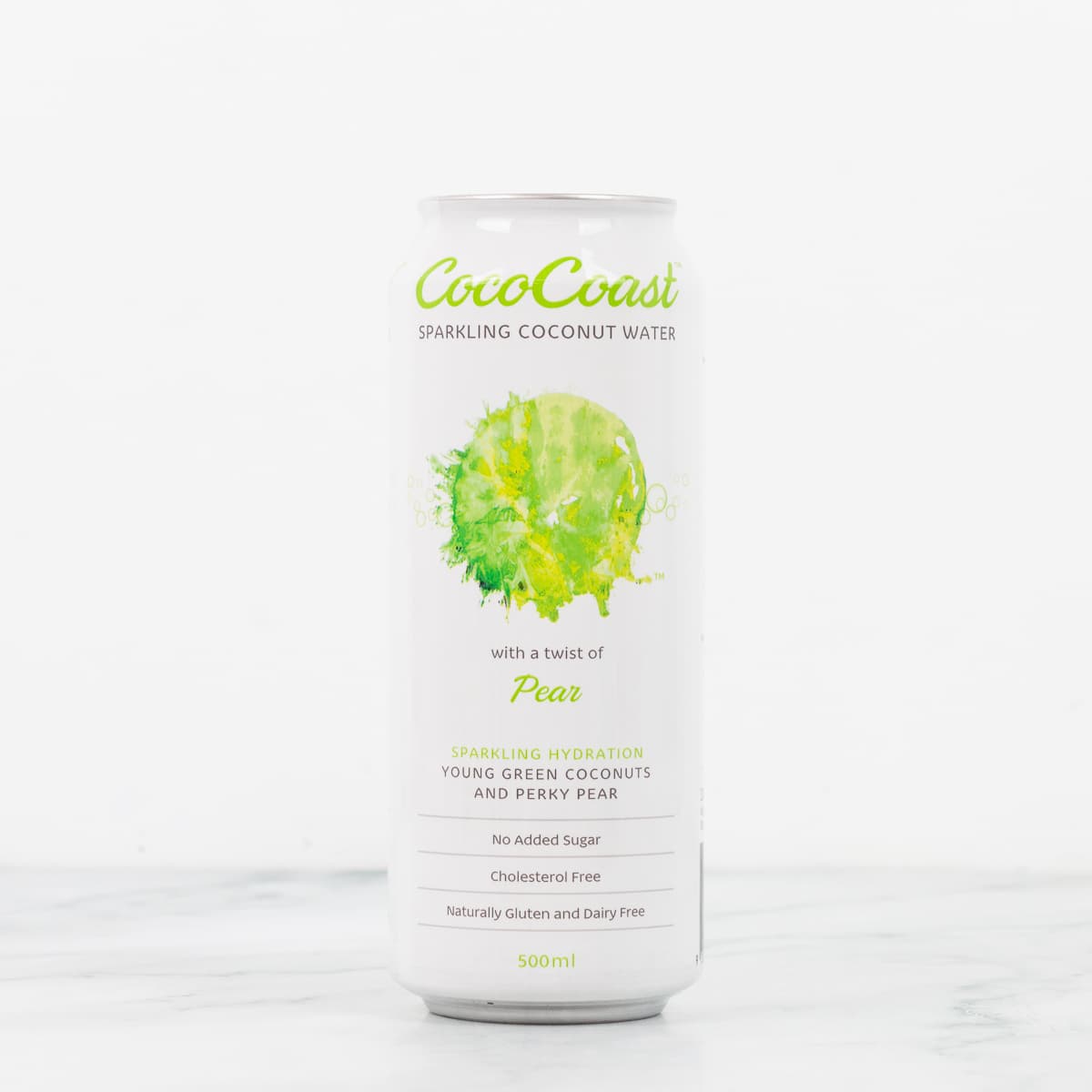 Cococoast Sparkling Pear Coconut Water 500ml