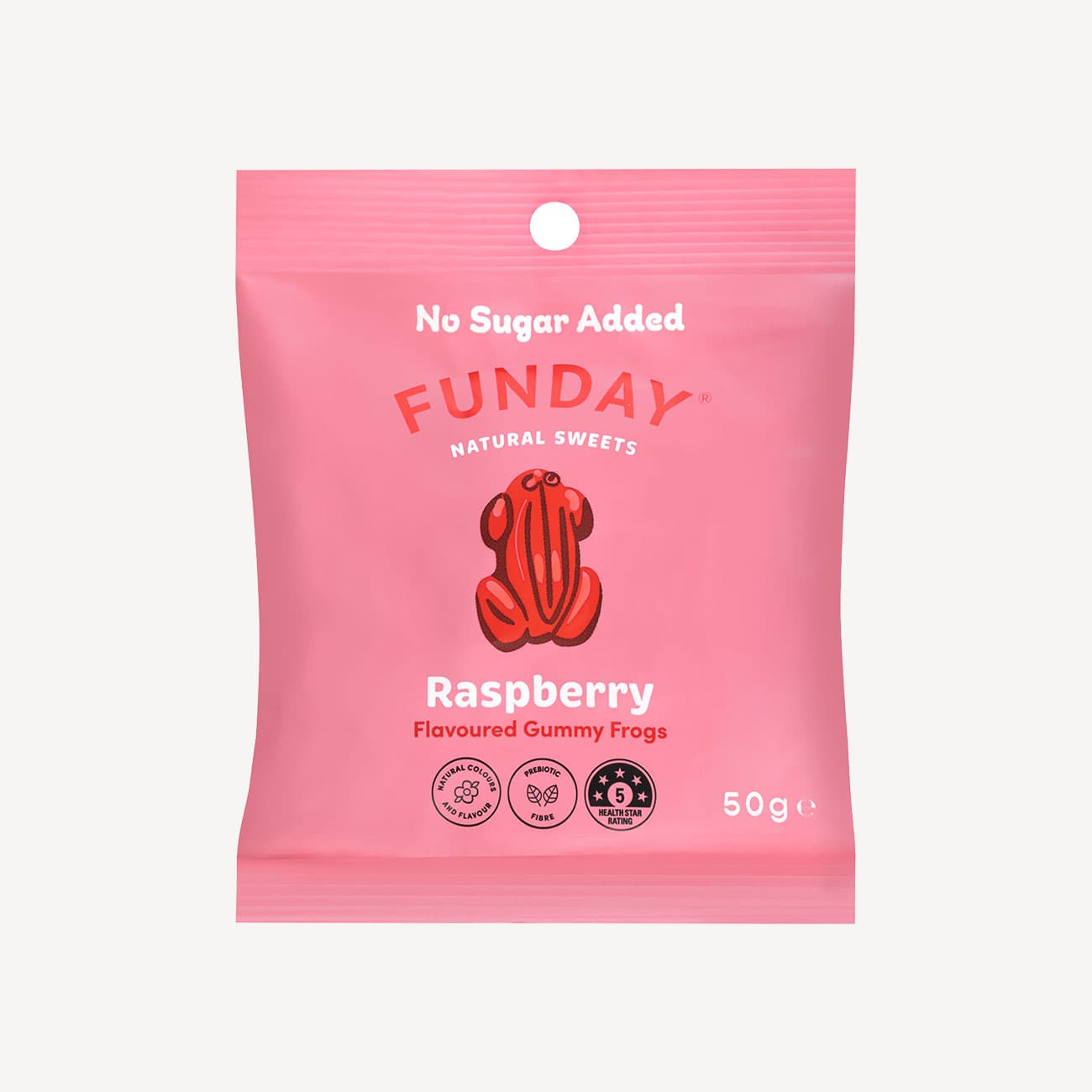 Funday Raspberry Gummy Frogs 50g