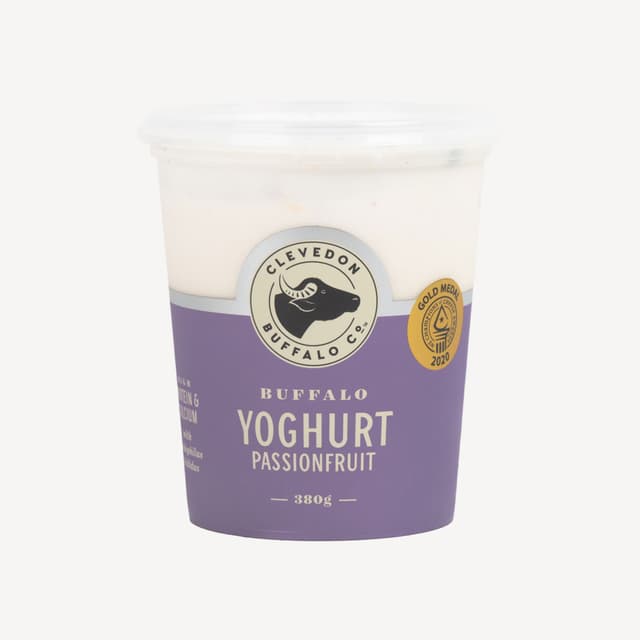 Clevedon Buffalo Co Passionfruit Yoghurt 380g