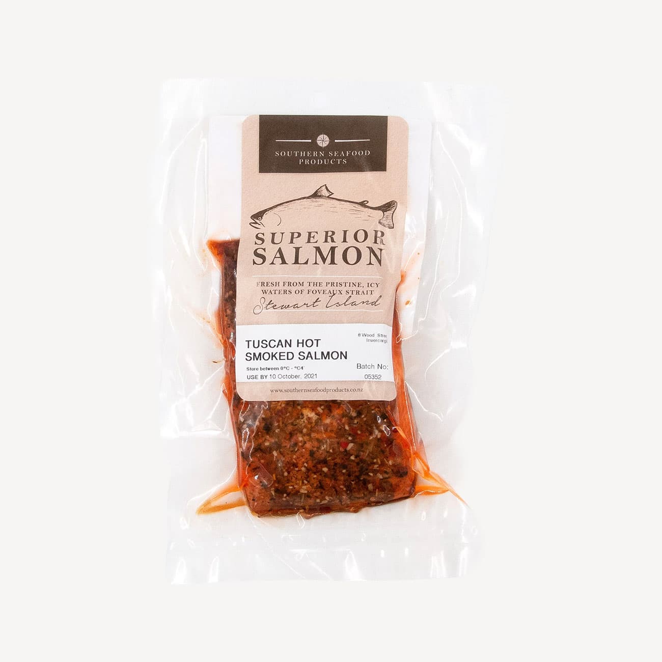 Southern Seafoods Salmon Hot Smoke Tuscan 135g