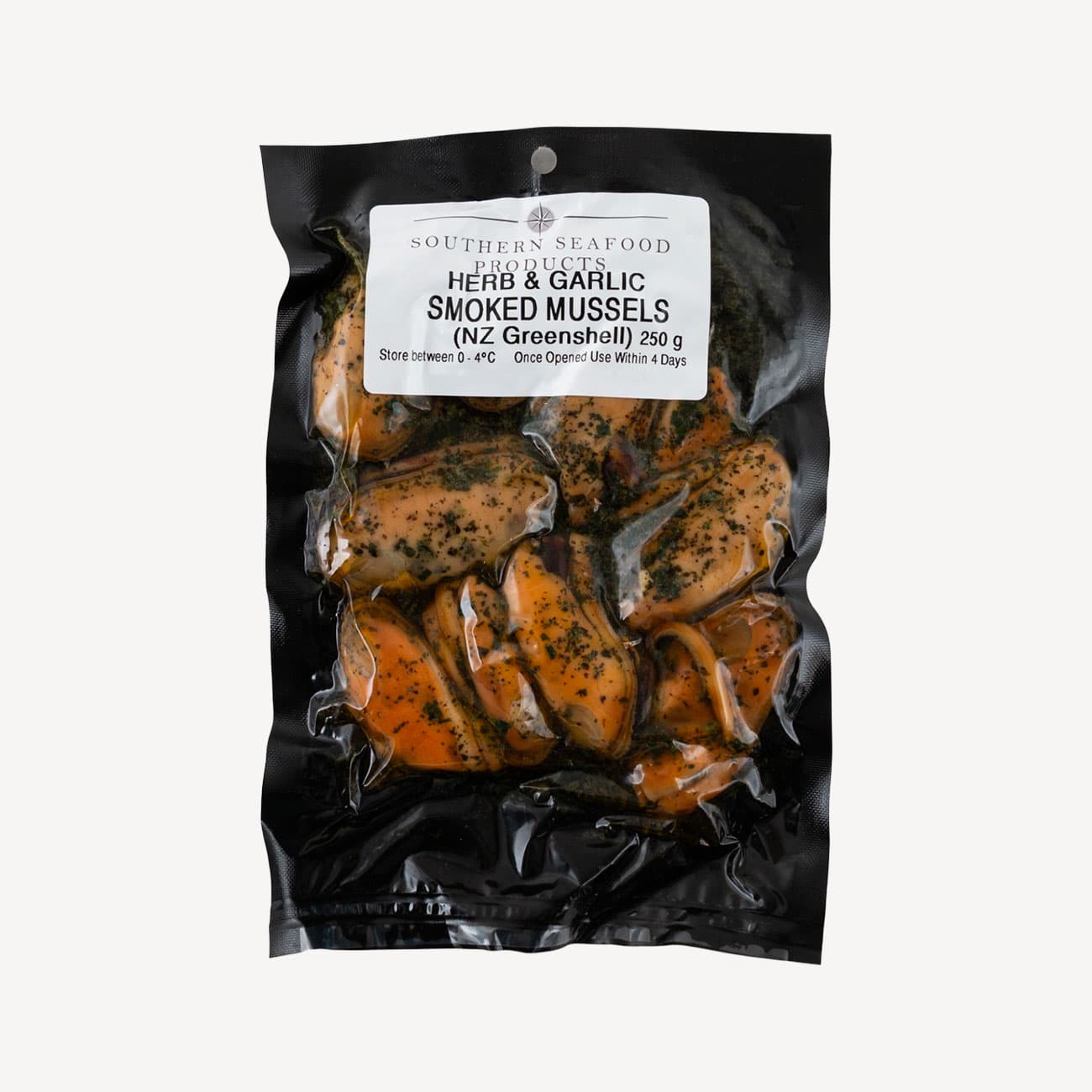 Southern Seafood Garlic Herb Smoked Mussels 250g