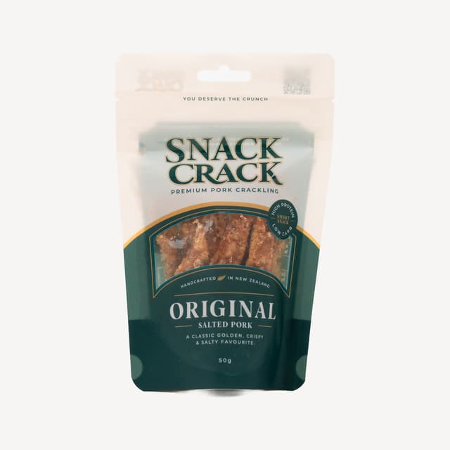 Snack Crack Pork Crackling Original 50g