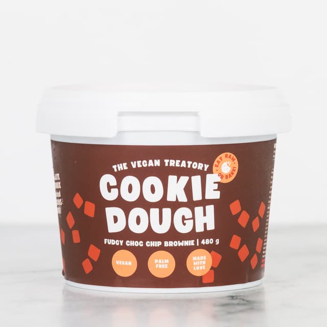 The Treatory Fudgy Brownie Choc Chip Cookie Dough 480g