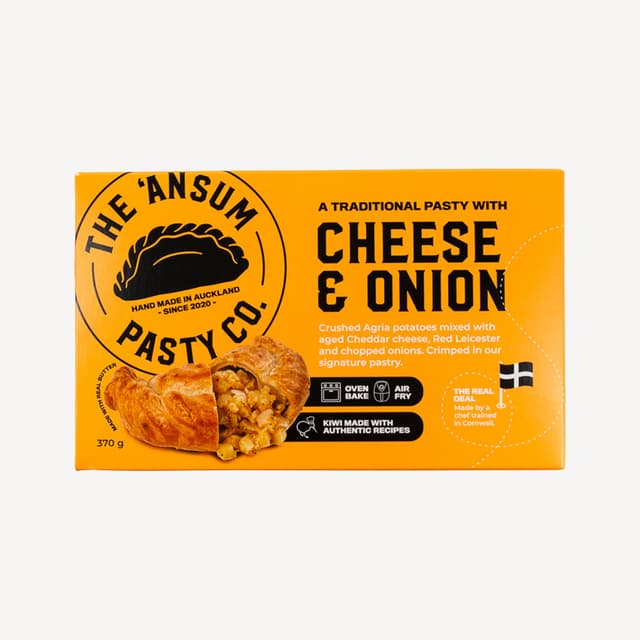 The Ansum Pasty Co Cheese & Onion Pasty 370g