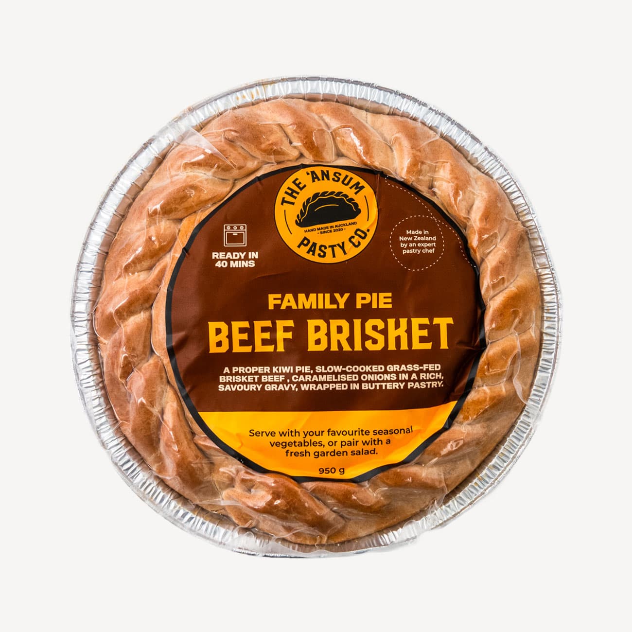 Ansum Braised Brisket Family Pie 950g