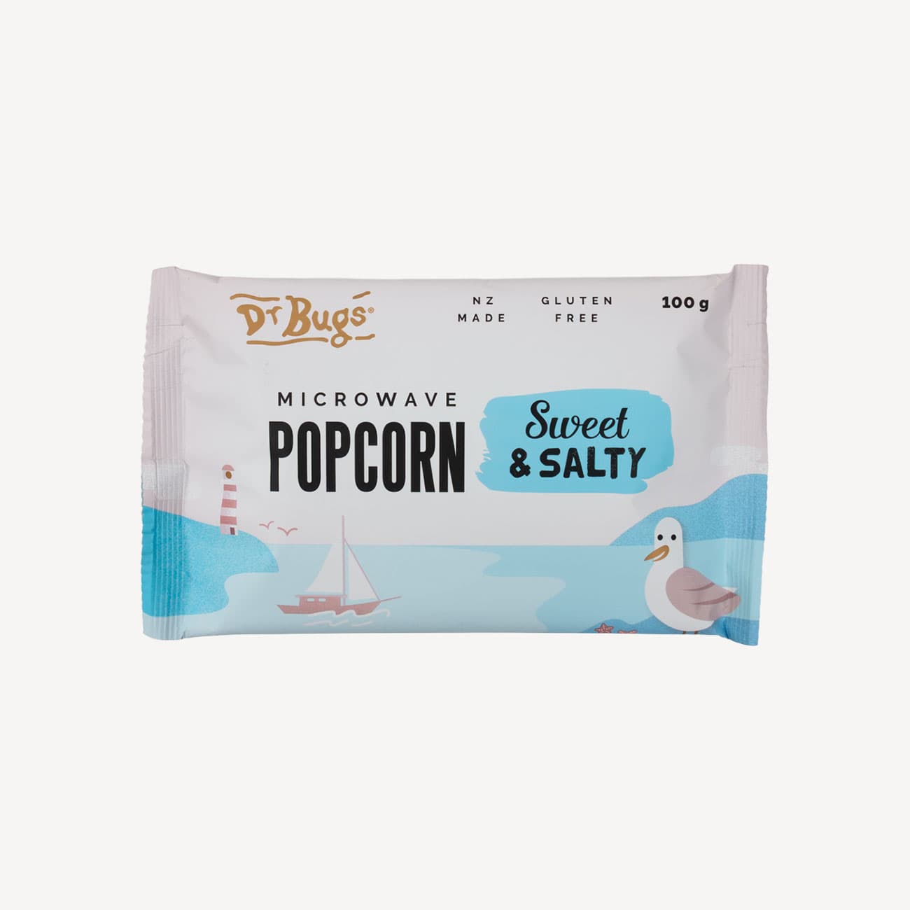 Dr Bugs Sweet & Salty Microwave Popcorn 100g