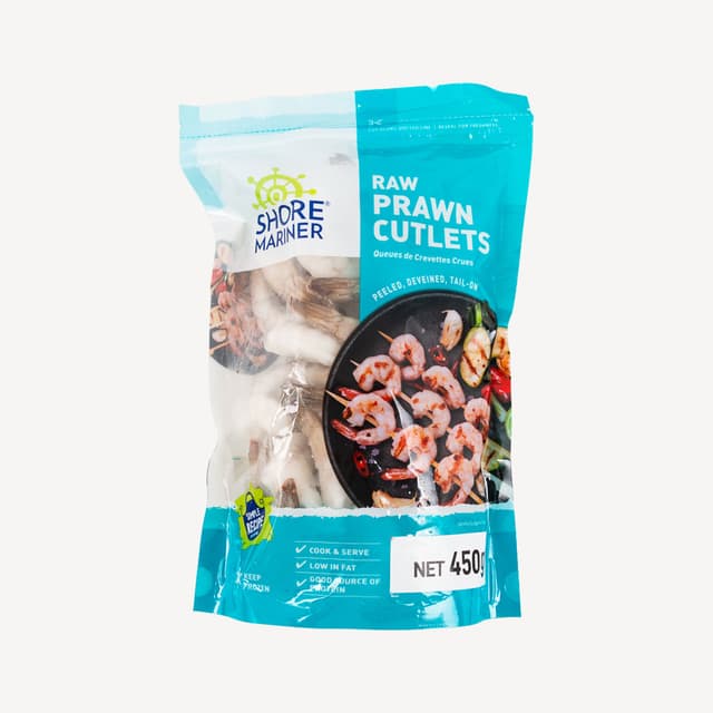 Shore Mariner Large (26/30) Raw Prawn Cutlet 450g