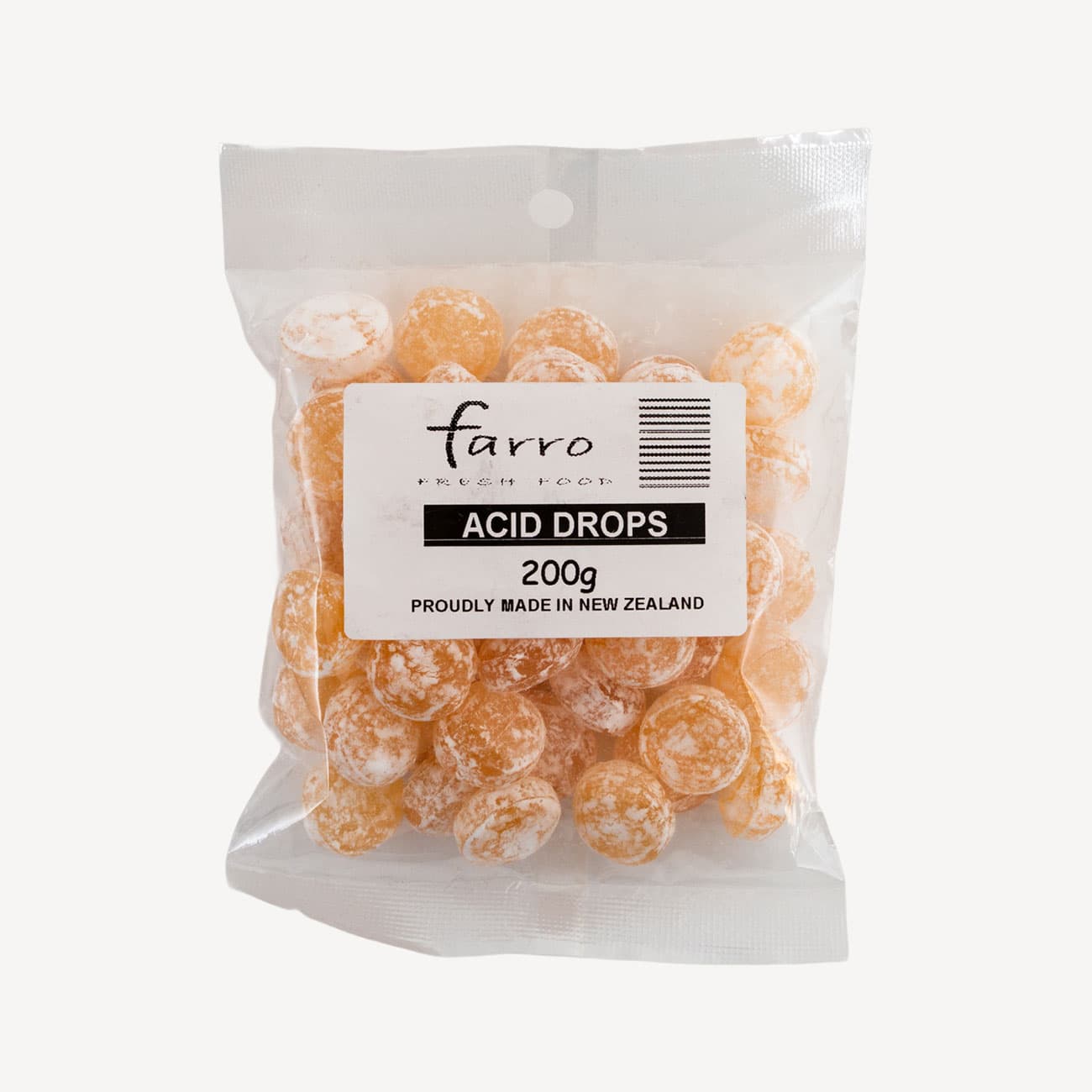Farro Acid Drops Lollies 200g