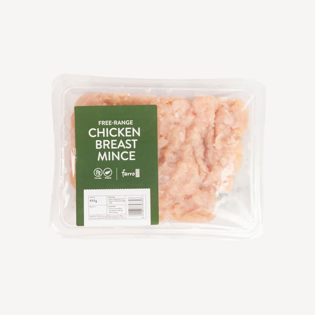 Farro Free Range Nz Chicken Breast Mince 450g