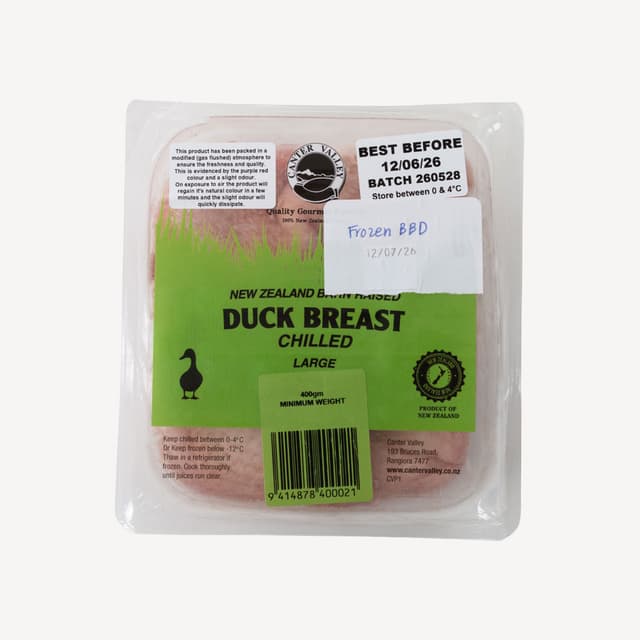 Canter Valley Duck Breast 400g