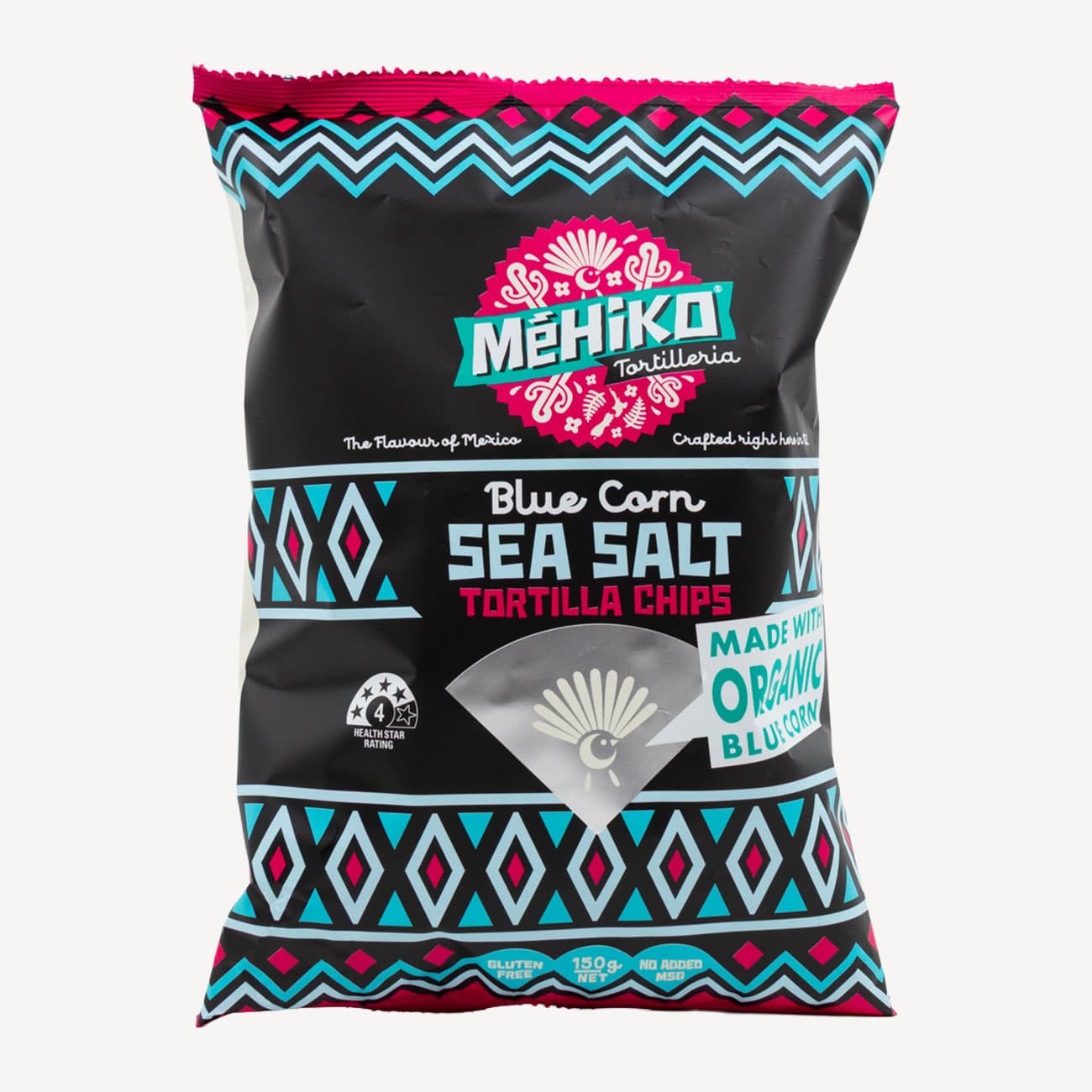 Mehiko Blue Corn With Sea Salt Tortilla Chips 150g