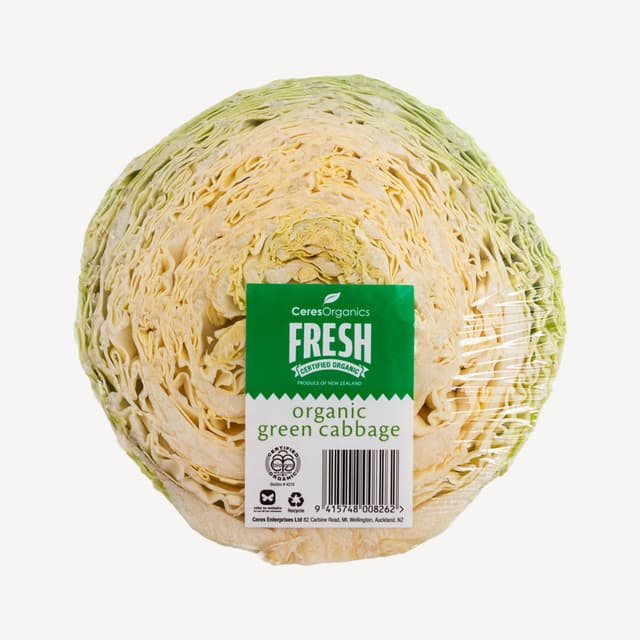 Ceres Organic Green Cabbage Half