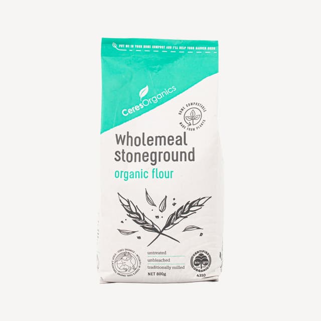 Ceres Organic Wholemeal Flour Stoneground 800g