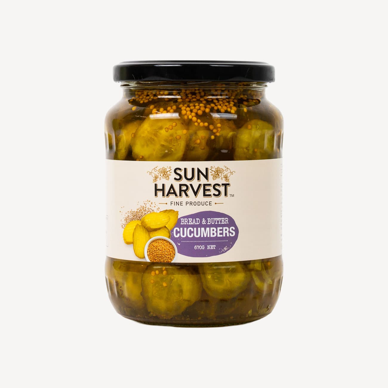Sun Harvest Cucumbers Bread & Butter 670g