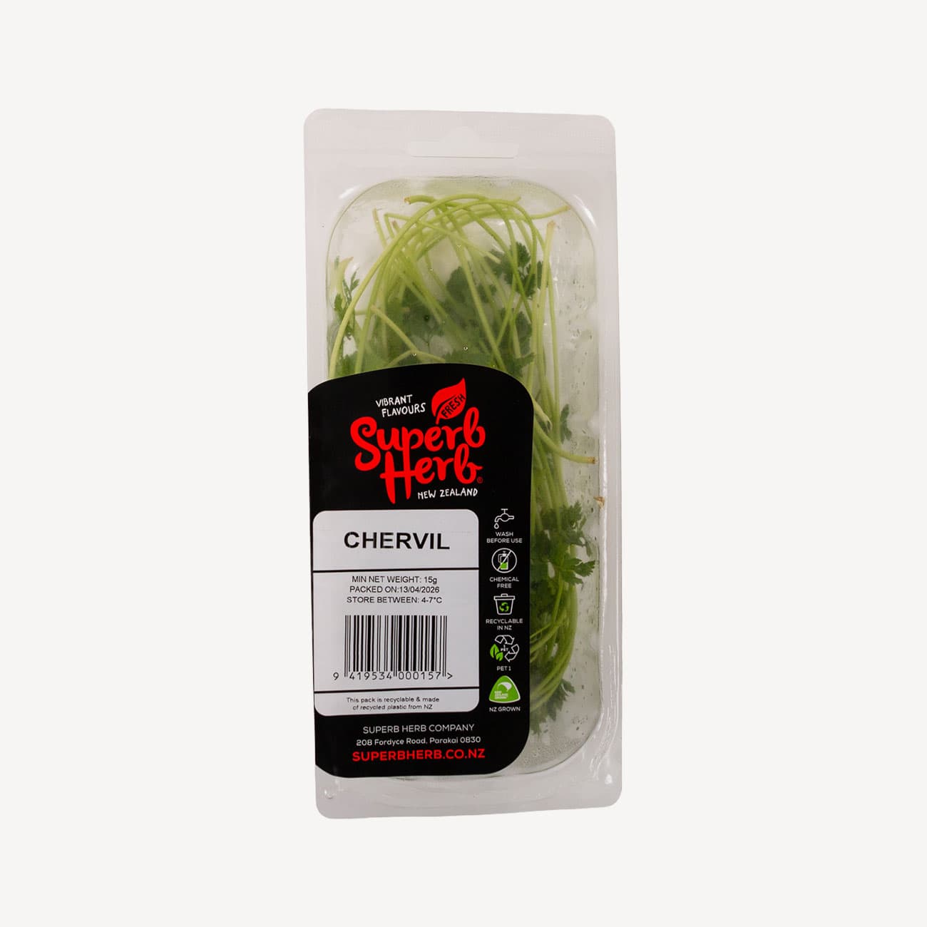 Superb Herb Chervil Prepack 15g